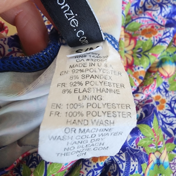 Onzie Pura Vida Pants in Abstract Lotus - Picture 3 of 3